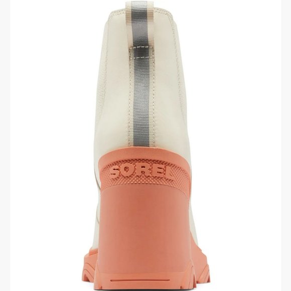 NEW Sorel Size 9.5, 10 Women's Waterproof Brex Heel Chelsea Boots - Natural/Pink - Picture 8 of 10